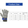 thumbnail image 3 of A9 Cut Resistant Glove, Food Grade Stainless Stell Wire Metal Mesh Safety Work Gloves for Kitchen Cooking, Butcher Meat Cutting,Oyster Shucking and Wood Working (Single)), 3 of 8