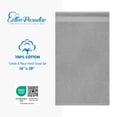 thumbnail image 4 of Cotton Paradise 100% Cotton Turkish 4 Piece Hand Towel Set, Soft Absorbent Face Towels Clearance Set, Light Gray, 4 of 6