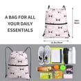 thumbnail image 2 of Gaeub Cute Panda Gym Bag Sackpack Sports,Drawstring Backpack Sports Bag for Women Men Large Size, 2 of 6