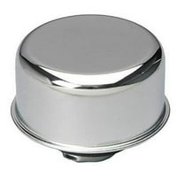 Racing Power R9617 2.75 in. Steel Oil Filler Breather Cap, Chrome