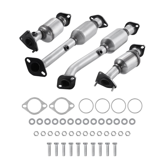 VEVOR Catalytic Converter, Compatible with Nissan Frontier NV1500 NV2500 NV3500 Pathfinder Xterra/Suzuki Equator,4.0L V6, Front, Left, Rear, Right, Replacement OE 16399,for Exhaust Gas Purification