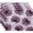 Purple, variant on Simply Daisy 18" x 14" Spike and Stamp Floral Print Placemat (Set of 4)