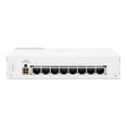 thumbnail image 1 of HPE Networking Instant On 1430 8G Class4 PoE 64W Switch - Switch - unmanaged - 8 x 10/100/1000 (PoE Class 4) - desktop, rack-mountable, wall-mountable - PoE (64 W) - BTO, 1 of 3