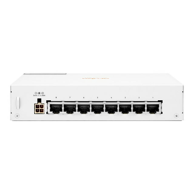 HPE Networking Instant On 1430 8G Class4 PoE 64W Switch - Switch - unmanaged - 8 x 10/100/1000 (PoE Class 4) - desktop, rack-mountable, wall-mountable - PoE (64 W) - BTO