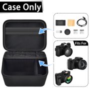 Camera Bag - Compact Protective Storage for Digital Cameras, DSLR & Accessories (Box Only) - Black