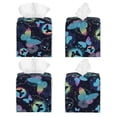 thumbnail image 2 of Kdxio Blue Butterfly Print Tissue Box Cover,Square Decorative PU Leather Facial Paper Case Organizer Holder Dispenser for Bathroom,Night Stands,Desk,Car 5.2''X5.2''X5.2'', 2 of 8