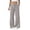 Brown, variant on Enjoytime Casual Pants for Women Striped Linen Straight Leg Pants with Drawstring Fashion Casual Loose Work Trousers Sky Blue XL
