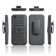 thumbnail image 3 of Compatible with Motorola Moto E6 Case with Tempered Glass Screen Protector Belt Clip Holster Defender Rugged Shock Proof Armor Heavy Protection Phone Cover w/Magnetic Mount Plate [Black], 3 of 6