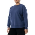 thumbnail image 6 of Terra & Sky Women's Plus Size Fleece Sweatshirt, 6 of 6