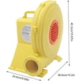 thumbnail image 5 of Miumaeov 950W Air Blower, Pump Fan Commercial Inflatable Bouncer Blower,1.25HP Perfect for Inflatable Water Bounce House, Jumper, Bouncy Castle, 5 of 9