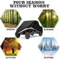 thumbnail image 3 of Housses de Vtt, Housse Latérale Imperméable Rangement Extérieur Robuste Protection Noire 114.17"x 59.06"x 74.80 Pouces, 3 of 4