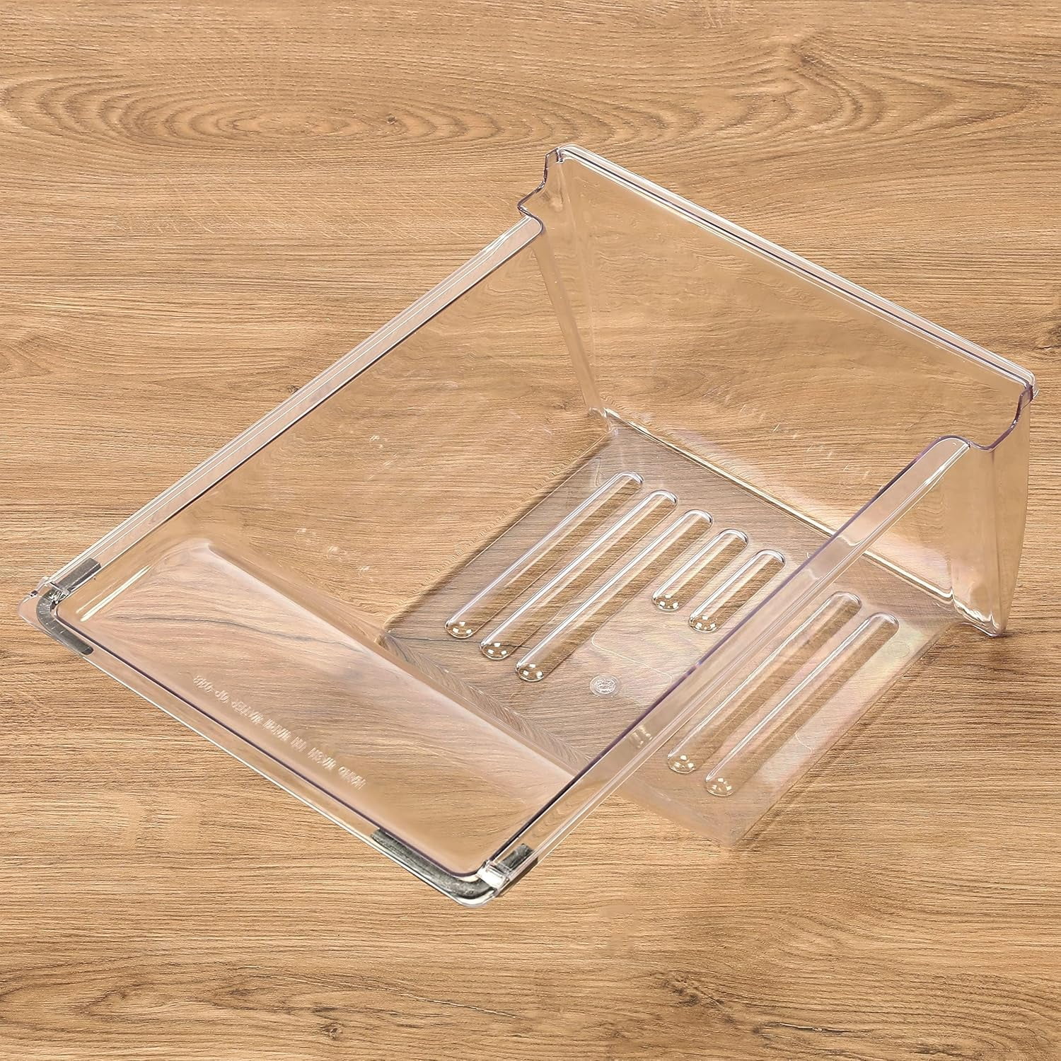 Refrigerator Crisper Drawer Pan Replacement for 240337103 PS429854 Refrigerator Pan Shelf Replacement Plastic Clear
