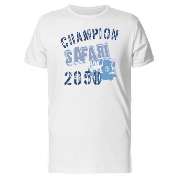 Blue Safari Car Silhouette Tee Men's -Image by Shutterstock