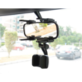 thumbnail image 3 of WANNGWE Vehicle Rear View Mirror Phone Holder Mount Universal Smartphone Cradle Compatible to iPhone Galaxy S22 S21 S20 S10 Google Map GPS Navigation DZ93-14125, 3 of 6