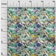 thumbnail image 2 of Oneoonerayon GreenFabricabstractcraft ProjectsDecorFabricImprintedbytheyard56 Pouces de Large, 2 of 4