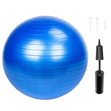Ktaxon 85 cm Anti Burst Exercise Fitness Yoga Ball with Air Pump, for Medicine, Stability, Balance, Pilates Training, Great for Home Gym