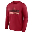 thumbnail image 2 of Men's Red Arizona Diamondbacks Let's Go Long Sleeve T-Shirt, 2 of 3