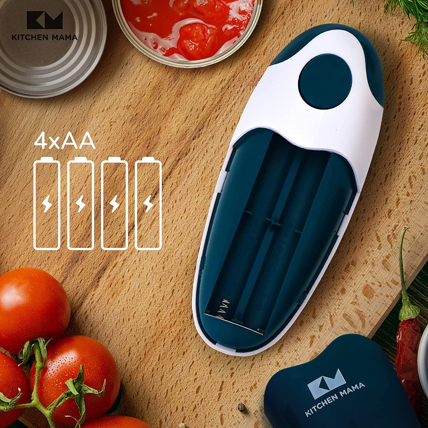Kitchen Mama Auto 2.0 Electric Can Opener, Navy Blue photo 6
