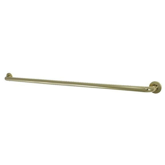 36 x 1.25 in. Silver Sage OD ADA Grab Bar, Polished Brass