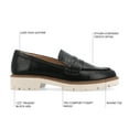 thumbnail image 6 of Journee Womens Kenly Slip On Round Toe Loafer, Widths Available, 6 of 9