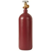 New 20 cu ft Steel Helium Cylinder with CGA580 for Nitrogen or Argon