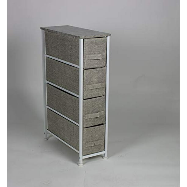 images Small Narrow Dresser sorbus narrow dresser tower with 4 drawers vertical storage for bedroom bathroom laundry closets and more steel frame wood top easy pull