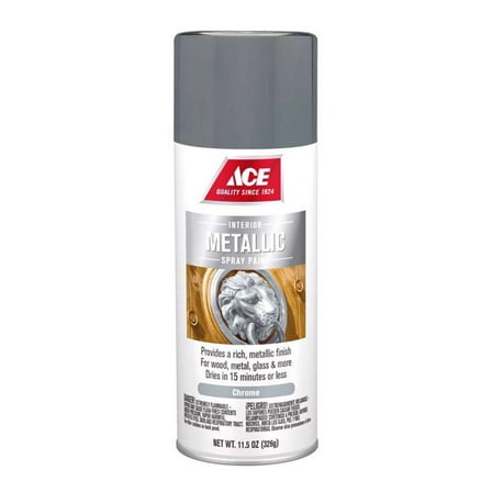 Ace Metallic Chrome Spray Paint 11.5 oz 17047 Single Can