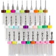 thumbnail image 1 of 30pcs PCB Drill Bit Set, 0.1mm-3.0mm, 1/8" Spiral Spline Shank CNC Router Bits for CNC Engraving, 1 of 5