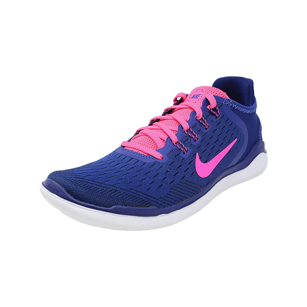 nike blue and pink running shoes