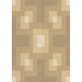 thumbnail image 1 of Ahgly Company Machine Washable Indoor Rectangle Transitional Yellow Area Rugs, 4' x 6', 1 of 7