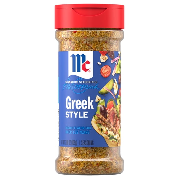 McCormick Greek Style Seasoning, 3.88 oz Bottle
