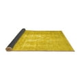 thumbnail image 2 of Ahgly Company Indoor Rectangle Abstract Yellow Contemporary Area Rugs, 2' x 5', 2 of 4