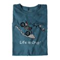 thumbnail image 5 of Life is Crap Crashing Bike Funny Shirt | Cool Gift Idea Cute T-Shirt Tee, 5 of 7