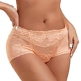 thumbnail image 2 of Naittoop Sexy Panties for Women Lace Underwear High Waist Panty Cotton Hipster Panties Floral Embroidery Soft Panty, 2 of 5