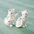 thumbnail image 2 of Lenox Butterfly Meadow Figural Kitten Salt and Pepper Set -, 2 of 3