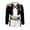 C, variant on Pop Star Idol Stage Performance Halloween Cosplay Costume Set, Sparkling Sequin Crop Jacket and Skirt Outfit for Halloween Parties and Music Concerts