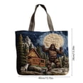 thumbnail image 6 of Clearance! Vintage Quilted Canvas Gorilla Reusable Tote Gift Bags, Lightweight Travel Bag, Made of Natural Canvas with Handle, Cotton Shoulder Bag for Shopping Beach Work School, Best Gift, 6 of 6