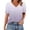 Purple D, variant on Ashirexll Summer Tops for Women, Fashion Spring Summer Printed Short Sleeve V-Neck T Shirts