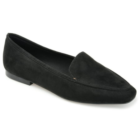

Journee Collection Womens Tullie Slip On Square Toe Loafer Flats