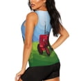 thumbnail image 3 of Haiem Tractor on farming land Printed Women's Workout Tank Top, Quick-Dry Sleeveless Gym Shirt, Breathable Lightweight Athletic Top for Running, Yoga, and Casual Wear-XX-Large, 3 of 7