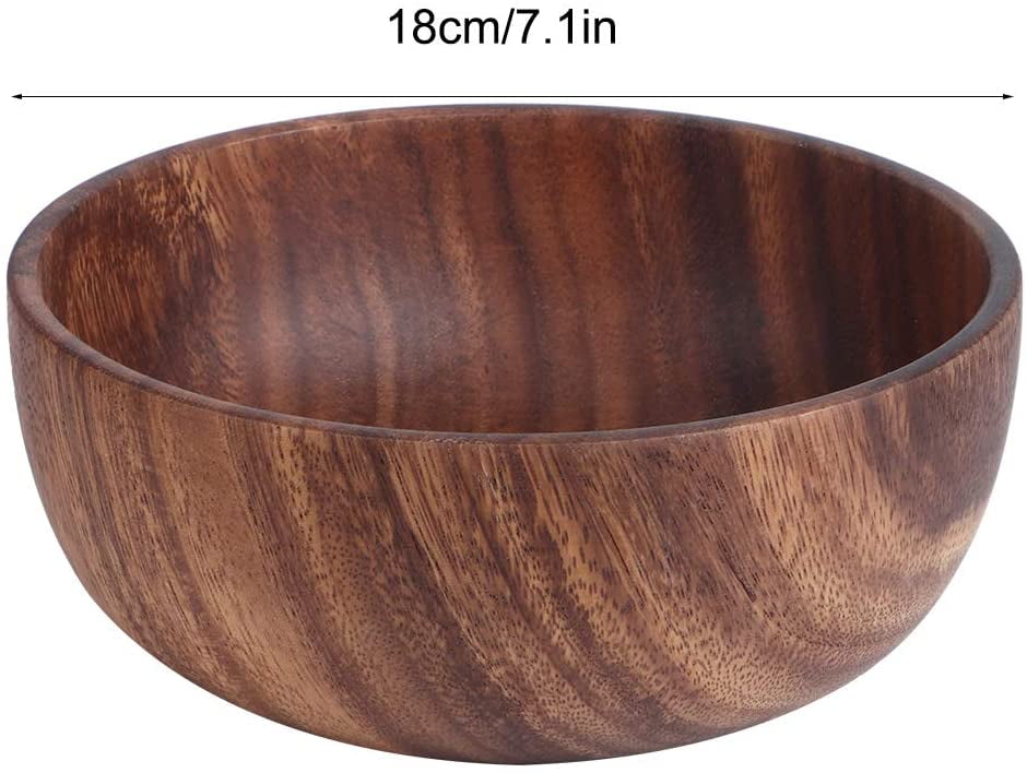 1pc Multipurpose Practical Tea Bowl Wood Bowl for Kitchen Home 