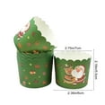 thumbnail image 3 of Virelaxpo 50-Pack Medium Cupcake Baking Paper Liners, Oven Safe Disposable Muffin Cups for Home Baking, Party Desserts, Christmas Holiday Treats and Baking Supplies, 3 of 6