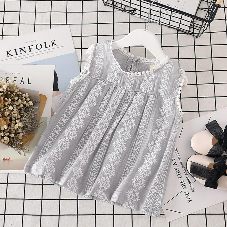 Baby girl cotton tops 2025