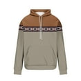 thumbnail image 4 of PuLe Mens Long Sleeve Top Hoodies For Men Graphic Oversized Lightweight Print Plush Warm Fleece Casual Pocket Winter Coat Fleece, 4 of 4