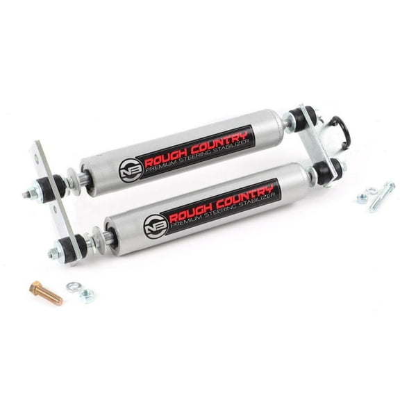 Rough Country N3 Dual Steering Stabilizer for 86-95 Toyota 4-Runner - 8735430 Fits select: 1986-1995 TOYOTA PICKUP, 1986-1995 TOYOTA 4RUNNER