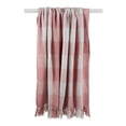 thumbnail image 5 of Pink & White Buffalo Check Throw, 5 of 6