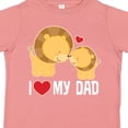 thumbnail image 4 of Inktastic Fathers Day I Love My Dad Boys Lion Boys or Girls Toddler T-Shirt, 4 of 5