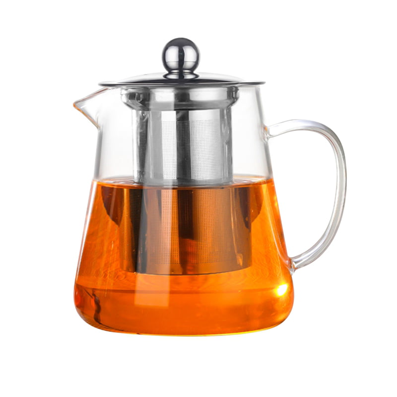 Details about   Heat Resistant Glass Teapot with Strainer Filter Infuser Tea Pot Coffe Water Jug 