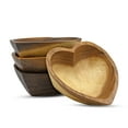thumbnail image 2 of Love of Nature Carved Heart Shaped Tamarind Tree Wooden Bowl, 2 of 5