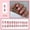 B, variant on Kokovifyves 24PCS Independence Day Artificial Flag Fake Nail Art Nails Wear Nails